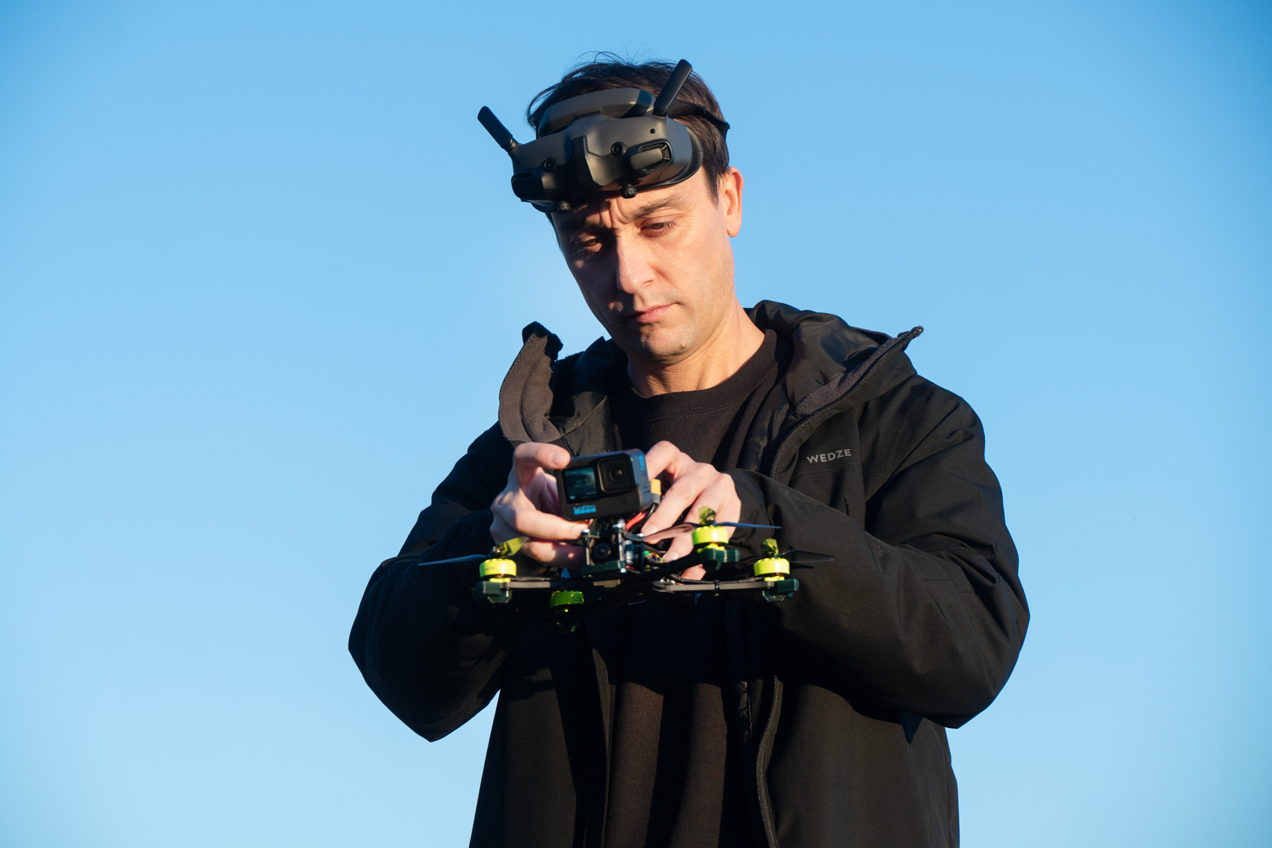 dron fpv alta mar